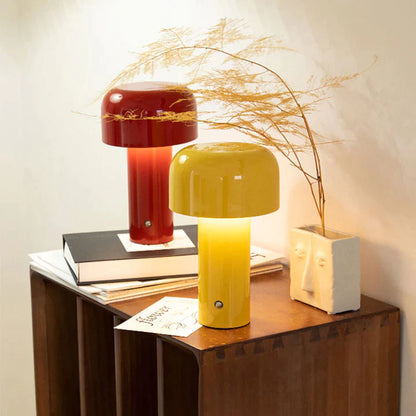 Glow Chic Modern Cordless Mushroom Lamp